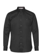 Core Flex Poplin Rf Shirt Tops Shirts Casual Black Tommy Hilfiger