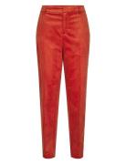 Mmviola Brima Pant Bottoms Trousers Straight Leg Orange MOS MOSH