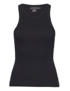 Racer Vest Tops T-shirts & Tops Sleeveless Black French Connection