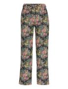 Sally Jaquard Trousers Bottoms Trousers Straight Leg Multi/patterned G...
