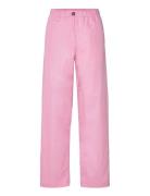 Pantal /Pants Bottoms Trousers Straight Leg Pink MSGM