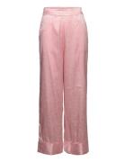 Objaileen Hw Wide Pant A Ss Fair 22 C. Bottoms Trousers Wide Leg Pink ...