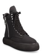 Aken Shoes Boots Ankle Boots Laced Boots Black DKNY