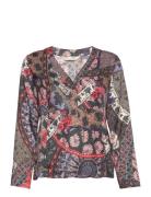 Anita Blouse Tops Blouses Long-sleeved Multi/patterned ODD MOLLY