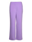 Mschtaira Hedvig Pants Bottoms Trousers Straight Leg Purple MSCH Copen...
