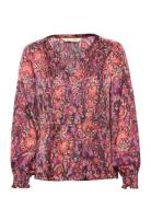 Rosemary Blouse Tops Blouses Long-sleeved Pink ODD MOLLY