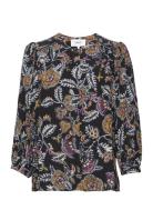 Shirt Valska Tops Blouses Long-sleeved Multi/patterned Ba&sh