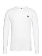 Mel Longsleeve Gots Tops T-shirts Long-sleeved White Double A By Wood ...