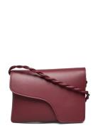 Duronia Merlot Double Faced Nappa Bags Small Shoulder Bags-crossbody B...