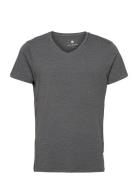 Jbs Of Dk V-Neck Tops T-shirts Short-sleeved Grey JBS Of Denmark