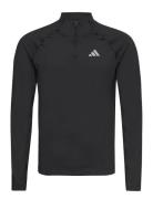 Gym+ 1/4Zip Sport Sweat-shirts & Hoodies Sweat-shirts Black Adidas Per...