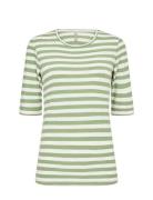 Sc-Kaiza Tops T-shirts & Tops Short-sleeved Green Soyaconcept