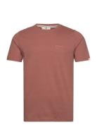 Akrod S/S Tee Noos - Gots Tops T-shirts Short-sleeved Brown Anerkjendt