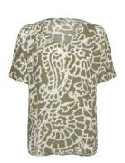 Frmiria Bl 1 Tops T-shirts & Tops Short-sleeved Green Fransa