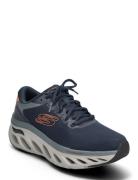 Mens Arch Fit Glide-Step Matalavartiset Sneakerit Tennarit Navy Skeche...