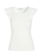 Zelmadea Tops T-shirts & Tops Short-sleeved White Dea Kudibal