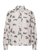 Lr-Verle Tops Shirts Long-sleeved Multi/patterned Levete Room