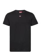 T-Diegor-D T-Shirt Tops T-shirts Short-sleeved Black Diesel