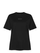 Court Loose Tee Sport T-shirts & Tops Short-sleeved Black Röhnisch