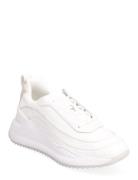 Chunky Internal Wedge Lace Up Matalavartiset Sneakerit Tennarit White ...
