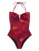 Kallygz Swimsuit Uimapuku Uima-asut Red Gestuz