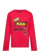 Lwtaylor 608 - T-Shirt L/S Tops T-shirts Long-sleeved T-shirts Red LEG...