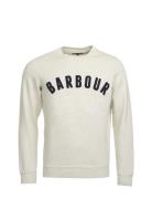 Barbour Prep Logo Crew Tops Sweat-shirts & Hoodies Sweat-shirts Grey B...