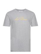 Cory T-Shirt Tops T-shirts Short-sleeved Grey Les Deux
