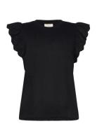 Fqazing-Tee Tops T-shirts & Tops Short-sleeved Black FREE/QUENT