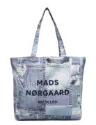 Recycled Boutique Athene Aop Bag Shopper Laukku Blue Mads Nørgaard