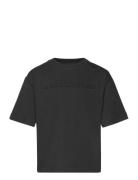 Short Sleeves Tee-Shirt Tops T-shirts Short-sleeved Black Little Marc ...