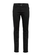 Anbass Trousers Slim Hyperflex Colour Xlite Bottoms Jeans Slim Black R...