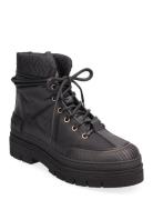 Th Monogram Outdoor Boot Shoes Boots Ankle Boots Laced Boots Black Tom...