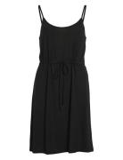 Vimo Y Strap Dress /1/Ka Lyhyt Mekko Black Vila