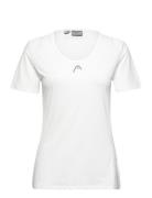 Club 22 Tech T-Shirt Women Sport T-shirts & Tops Short-sleeved White H...