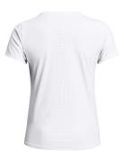 Ua Laser Ss Sport T-shirts & Tops Short-sleeved White Under Armour