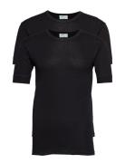 Jbs T-Shirt 2-Pack Organic Tops T-shirts Short-sleeved Black JBS