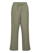 Fqlava-Ankle-Pa Bottoms Trousers Wide Leg Green FREE/QUENT