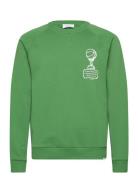 Tournament Sweatshirt Tops Sweat-shirts & Hoodies Sweat-shirts Green L...