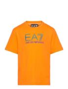 T-Shirt Sport T-shirts Short-sleeved Orange EA7