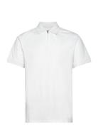 Clean Formal Polo S/S Tops Polos Short-sleeved White Clean Cut Copenha...