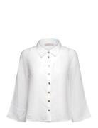 Romy Shirt Tops Blouses Long-sleeved White BUSNEL
