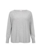 Wa-Samanda Tops Knitwear Jumpers Grey Wasabiconcept