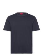 Dozy Tops T-shirts Short-sleeved Navy HUGO