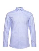 Clean Cool Shirt L/S Tops Shirts Business Blue Lindbergh