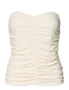 Allure Jersey Top Tops T-shirts & Tops Sleeveless Cream Marville Road
