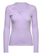 Pukiw Long Sleeve Tops Shirts Long-sleeved Purple InWear