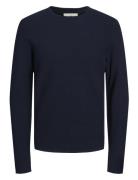 Jprblumiguel Knit Crew Neck Noos Tops Knitwear Round Necks Navy Jack &...