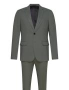Linobbcarlaxel Suit Puku Green Bruuns Bazaar
