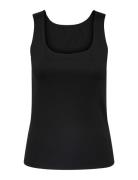 Pcneja Sl Top Noos Bc Tops T-shirts & Tops Sleeveless Black Pieces